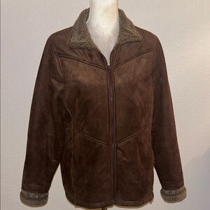 Cabela’s Faux Suede Sherpa lined Jacket